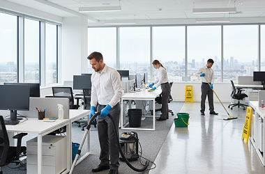 Home office cleaning
