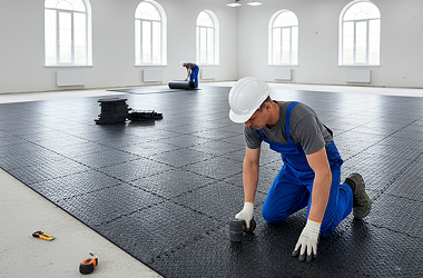 Home rubber flooring